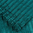 Плед 1.5-спальный, 150х200 см, велсофт жаккард, 100% полиэстер, Silvano, Неаполь Полоски, темно-зеленый - фото 3