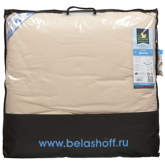 Подушка Пух Belashoff Диалог ПП3-1, тик, с кантом, 70х70 см