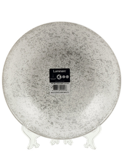 Тарелка суповая, стекло, 20 см, круглая, Diwali Zorzea Granit, Luminarc, V9362