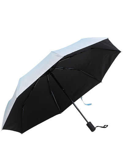 Зонт складной автомат, 8 спиц, 55 см, цвета пастель , ручка черная, в ассортименте, Y4-11572