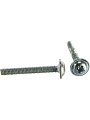 Винт для крепления ручки, М4x30мм, белый цинк, 111 360 - фото 2