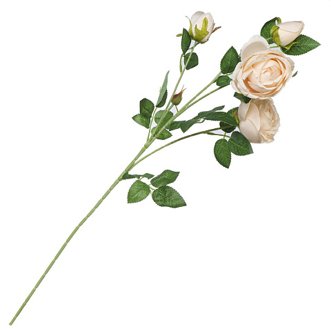 Цветок искусственный декоративный Ранункулюс, 60 см, белый, Y4-7960