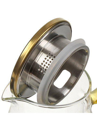 Набор для сока стекло, 7 предметов, кувшин 1800 мл + 6 кружек 350 мл, Y4-5334