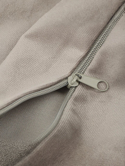 Наволочка декоративная Серый, 100% полиэстер, 40 х 60 см