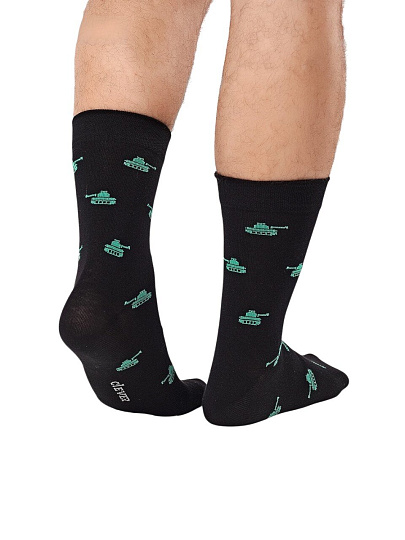 Носки для мужчин, Clever, 23Ф, черные, р. 29, К6570Л