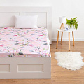 Простыня на резинке LoveLife 180*200*25см, &amp;quot;Цветущий сад&amp;quot;, 100% хлопок, сатин, 125г/м² 6881703