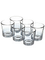 Рюмка 50 мл, стекло, 6 шт, Glasstar, Черное море Омбре 1, RNBSO50
