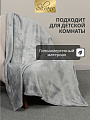 Плед 1.5-спальный, 120х150 см, микрофибра, 100% полиэстер, Silvano, серый, однотонный - фото 4