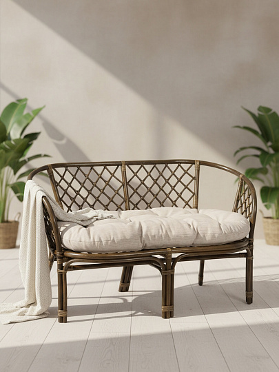 Подушка на сидение дивана Мальдивы, бежевая, к набору 402406