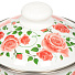 Набор эмалированной посуды Сибирские товары Роза плетистая 27 N27B88 (кастрюля 2+3+4 л, чайник), 8 предметов - фото 2