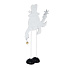Фигурка декоративная металл, Снеговик, 6х8х18 см, Сноубум, 379-245 - фото 2