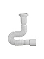 Гофра для сифона 370 мм, 1&amp;quot; 1/2х40/50, полипропилен, с гайкой, Orio, АС-1003