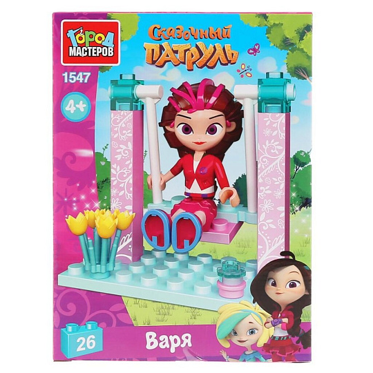 Конструктор Город Мастеров, Сказочный патруль: Варя на качелях, 3-5 лет, 26 деталей, 1547-AA