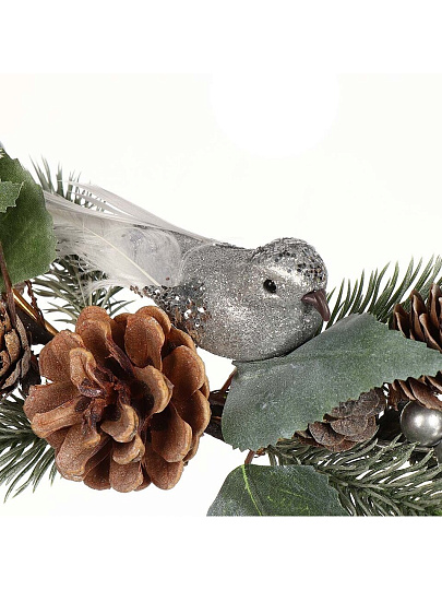 Композиция новогодняя подвесная 26 см, Птичка, SYSGZSA-4623107