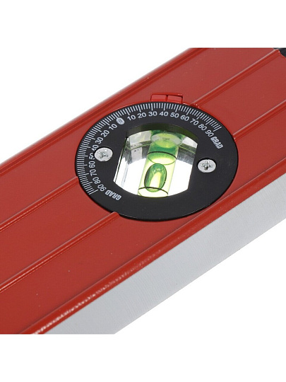 Уровень алюминий, 400 мм, 2 глазка + 1 поворотный, фрезерованная грань, Bartex, №0033, HJ-99B