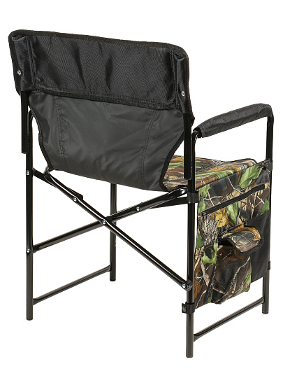 Кресло складное 50х56х86 см, камуфляж лесное, ткань водоотталкивающая, с карманом, 120 кг, Nika, КС2-LM/Л
