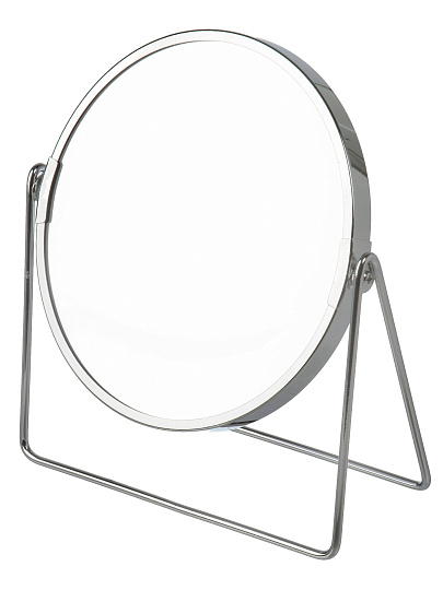 Зеркало настольное, 20Х19Х17 см, круглое, хром, Y4-11331