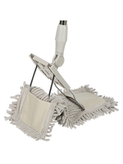 Швабра 125х40х9 см, телескопическая ручка, A260080