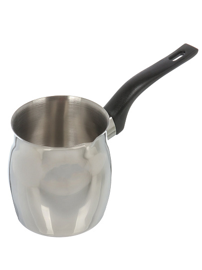 Кофеварка 0.6 л, нержавеющая сталь, ручка бакелитовая, Turco, 007009