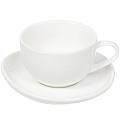 Кофейная пара из фарфора Tudor England Royal white TU9999-2, 90 мл
