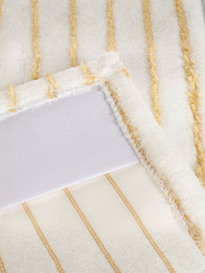 Насадка для швабры микрофибра, 43х13 см, плоская, прямоугольная, бежевая, Homver, Base, 231202100/00