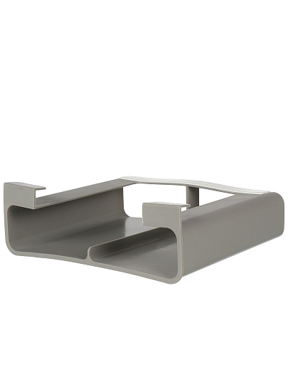 Органайзер для хранения вещей, полимер, 2 секции, подвесной, 26.3х22 см, серый, Y4-11261