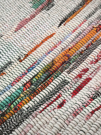 Коврик 0.55х1.1 м, Blabar, Tratti, прямоугольный, цветной, хлопковый, тканый, 92024