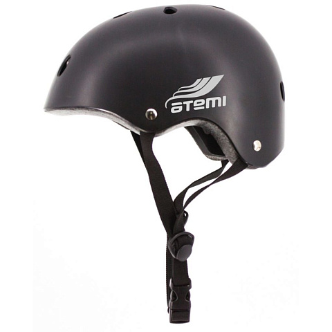 Шлем защитный Atemi подростковый черный, окруж (52-56cm), М (8-15 лет), AH07BM, 00-00007511