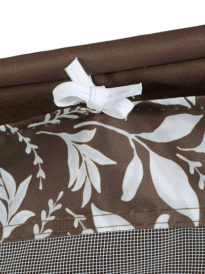 Качели садовые 3-местные, 198х115х176 см, 250 кг, Green Days, с москитной сеткой, коричневые, LG5400M-dp1, металл