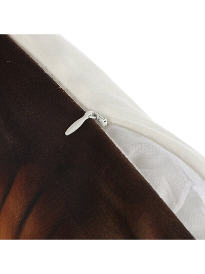 Подушка декоративная, 38х38 см, Собака, 100% полиэстер, Микрос