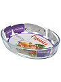 Форма для запекания стекло, 27.6х39х6.6 см, 4 л, овальная, без ручек, Горница, Ф0400 - фото 5