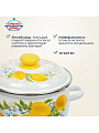 Кастрюля эмалированная сталь, 4 л, крышка сталь, сферический, Сибирские товары, Лимоны, 3MC201P, индукция - фото 5