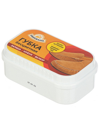 Губка для обуви для обуви из замши, велюра, нубука, бесцветная, Pregrada, PR-571