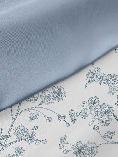 Постельное белье 2-спальное, простыня 240х260 см, 2 наволочки 50х70 см, пододеяльник 175х215 см, Silvano, сатин, Grace