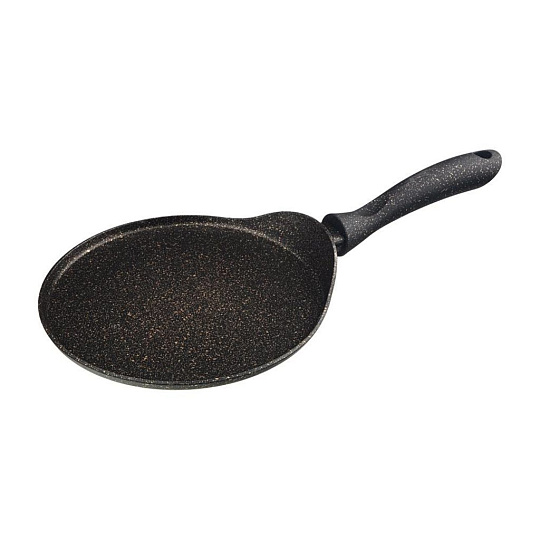 Сковорода блинная Agness премиум &quot;черное золото&quot; 22 см, инд дно, покр granit, pfoa free, 936-502