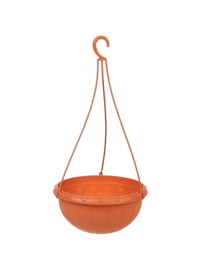 Кашпо подвесное 3.5 л, коричневое, Альтернатива, Джулия, М1608