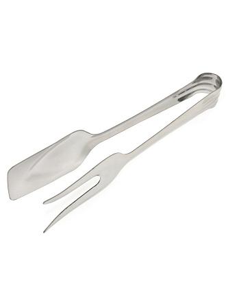 Щипцы кухонные для мяса, нержавеющая сталь, навеска, Мультидом, АN50-44