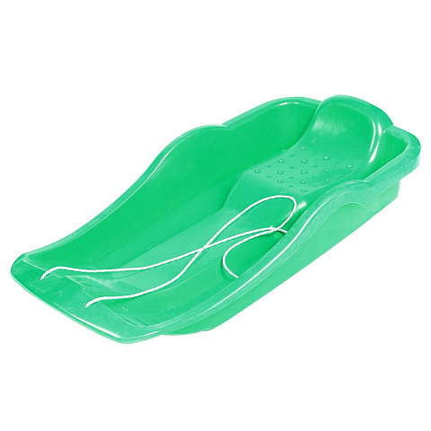 Санки пластик, 81х41х14.5 см, зеленый, бирюзовые, Стандарт Пластик Групп