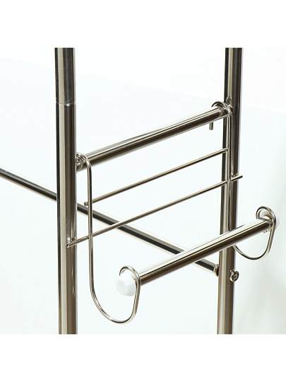 Стеллаж-полка для ванной металл, напольный, 3 яруса, прямой, 55х29х167 см, Y8-2785