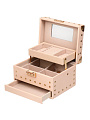 Шкатулка 18х14х11.5 см, бежевая, Y4-6763 - фото 3