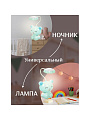 Светильник-ночник Медведь, настольный, пластик, с USB зарядкой, синий, SPE16769-559-1/5 - фото 2