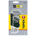 Ключи имбусовые Torx T10-T50, набор 9 шт, TOPEX, 35D960 - фото 2