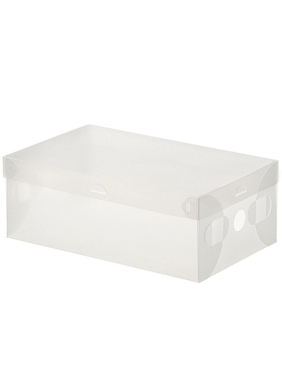 Коробка для хранения обуви, 33х20х12 см, 10 шт, прозрачная, Y4-8662