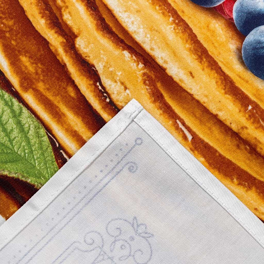 Полотенце кухонное 40х73 см, 190 г/м2, 100% хлопок, Этель, Блинчики домашние, Россия, 4136494