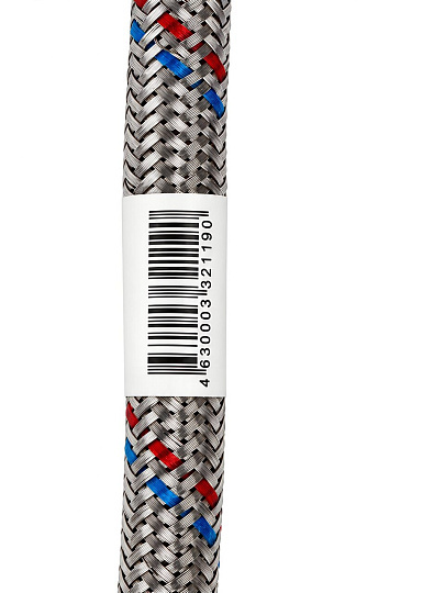 Подводка для воды 1/2"х0.3 м, г-г, сталь, AquaLine