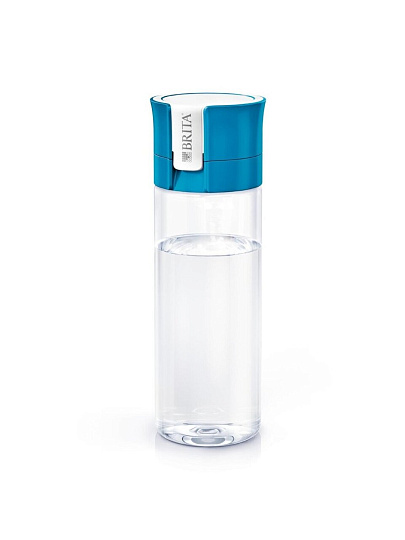 Фильтр-бутылка Brita, Fill&amp;Go Vital, для холодной воды, 1 ступ, 0.6 л, синий, 1021529