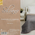 Покрывало евро, 210х240 см, 100% полиэстер, стеганое, Silvano, Текстура, серое - фото 10