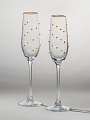 Бокал для шампанского, 180 мл, стекло, 2 шт, Lefard, Goldy, 685-110