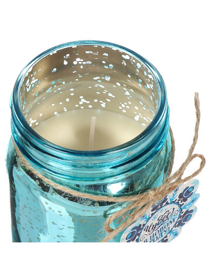 Свеча декоративная, 12х7 см, ароматизированная, в банке, A330087