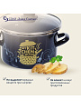 Кастрюля эмалированная сталь, 4 л, крышка стекло, цилиндрическая, Сантэкс, Моя кухня, 1-2240112, индукция - фото 9